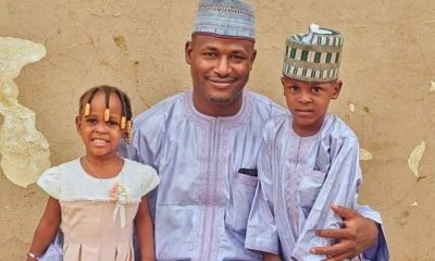 Ibrahim Aminu and kids